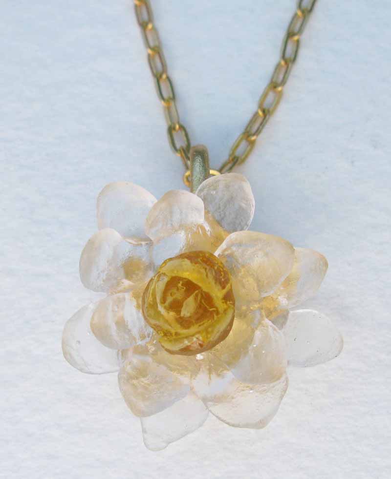 Small Lotus Flower Pendant